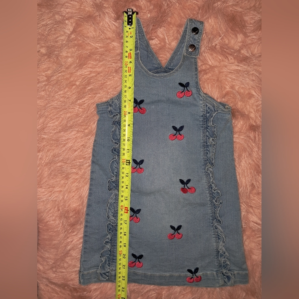 Palomino Denim Dress with Cherry Embroidery - Picture 5 of 7